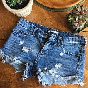 Free People Jean Shorts